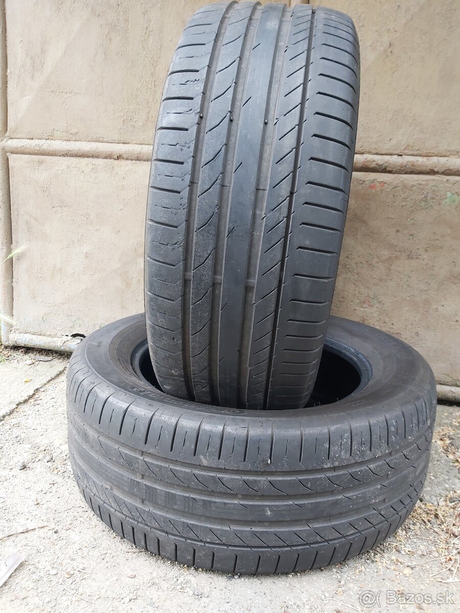 Predám 2-letné pneumatiky Continental Conti 255/55 R18