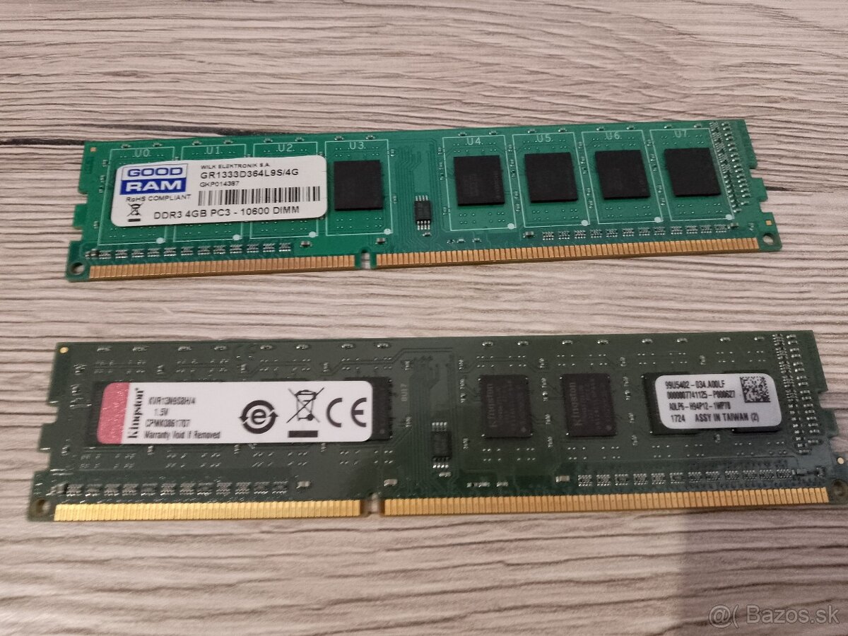 Good rám / Kingston 2x4gb 1333mhz