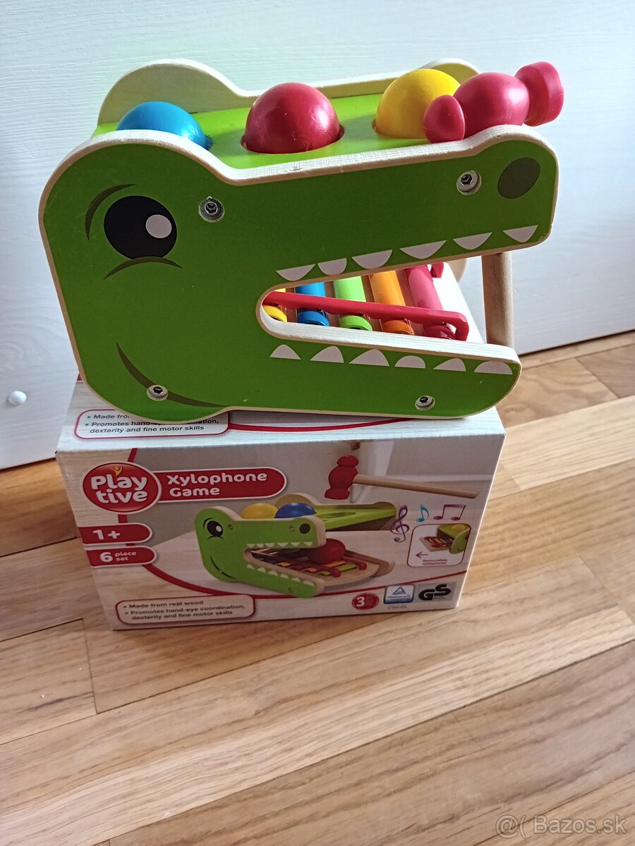 Drevena hra na mtoriku- krokodil