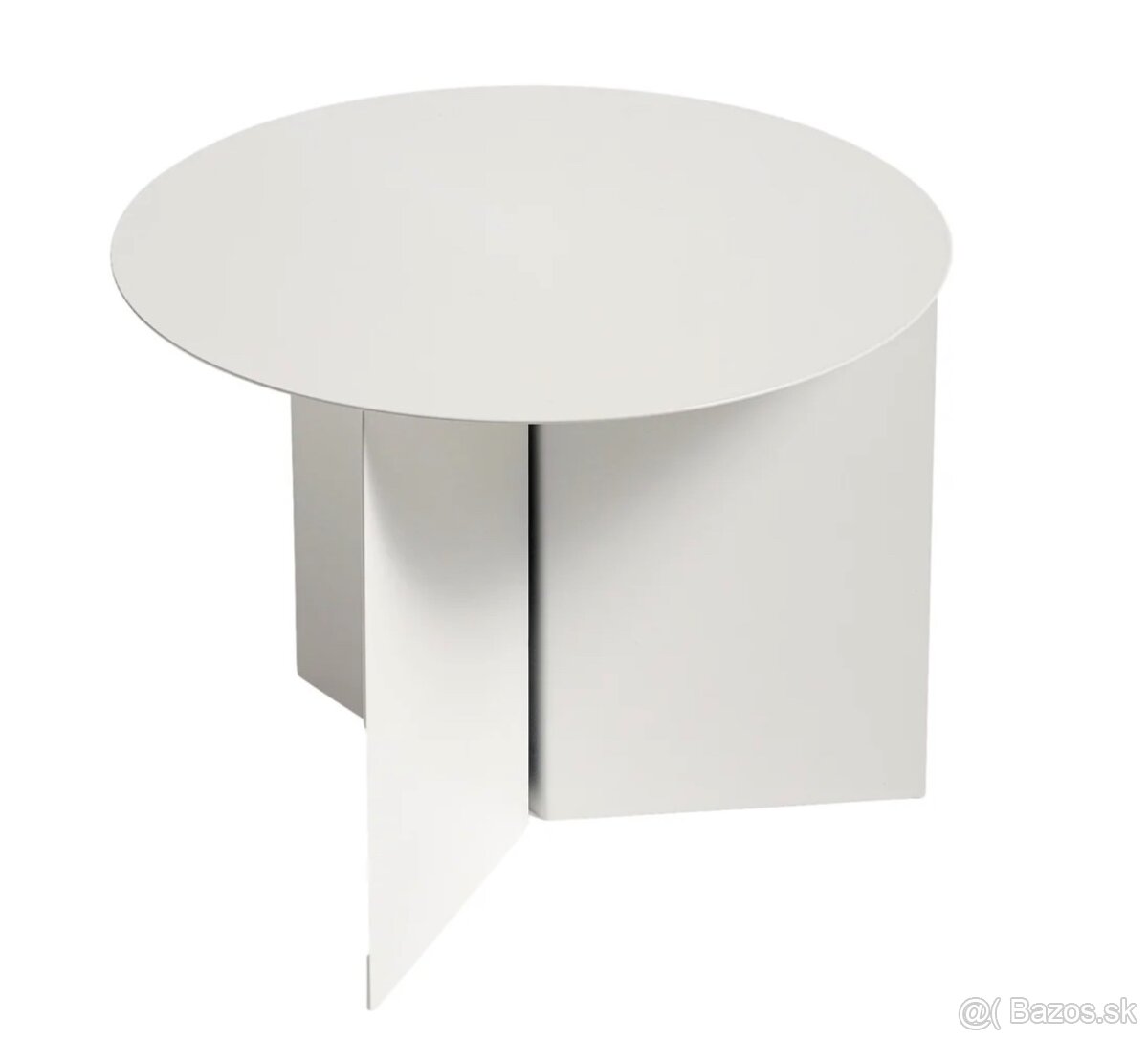 Stolík Slit Table, Round White, značka HAY, malý