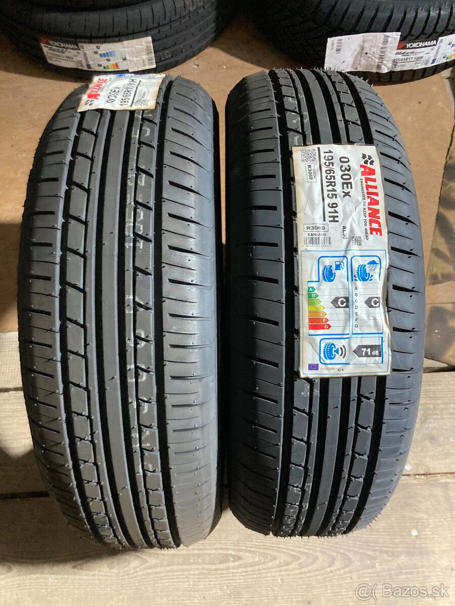 Alliance letné 195/65R15 - 2ks nové