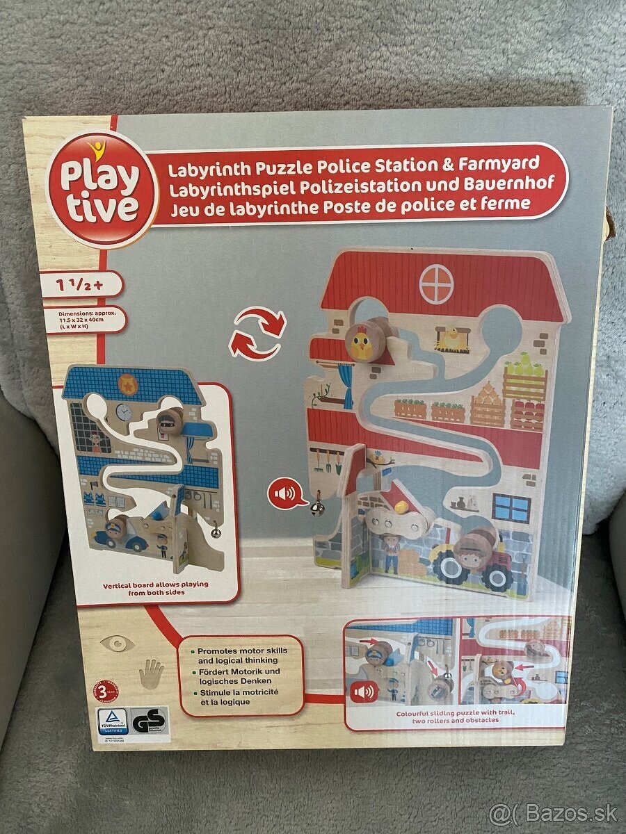 Playtive labyrint policajna stanica.