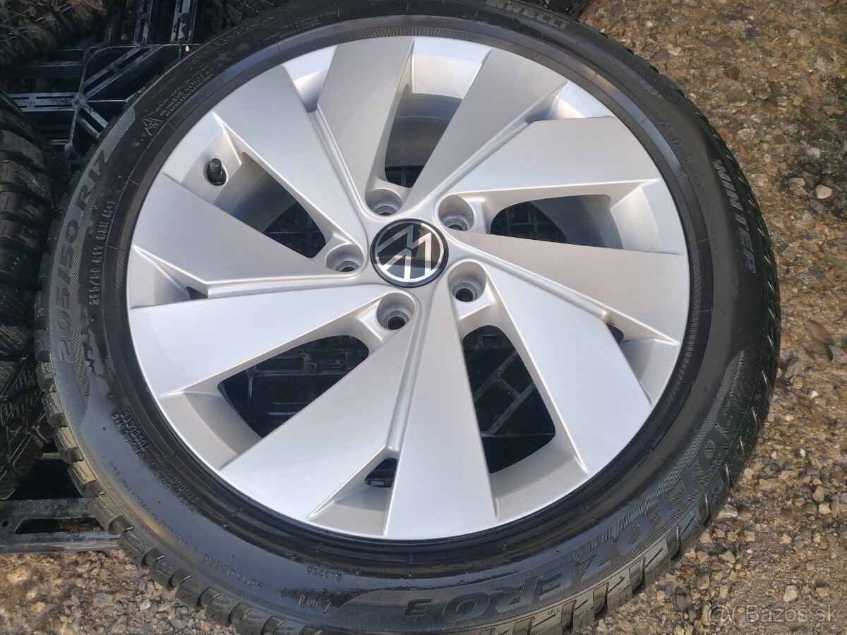 Alu sada=5x112=orig.VOLKSWAGEN GOLF=s pneu=205/50 R17