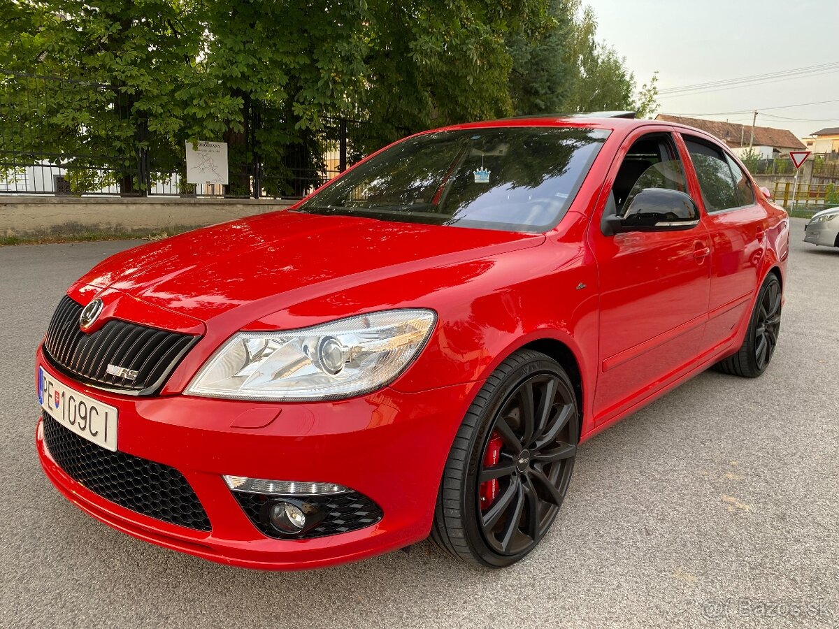 Škoda Octavia II RS 2.0TSI 187kW, 6° manuál, 2011