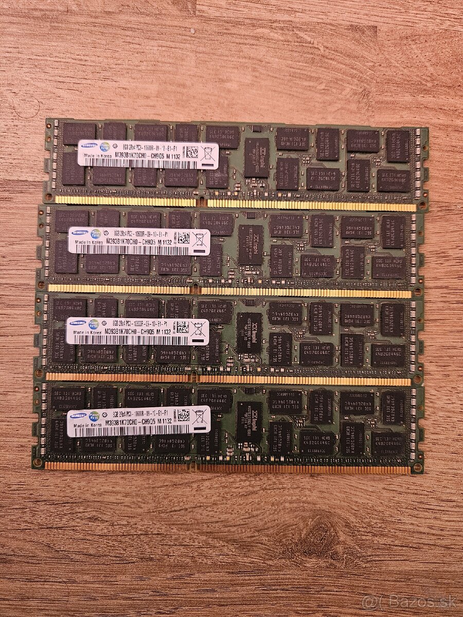 4X8GB DDR3 ECC Samsung