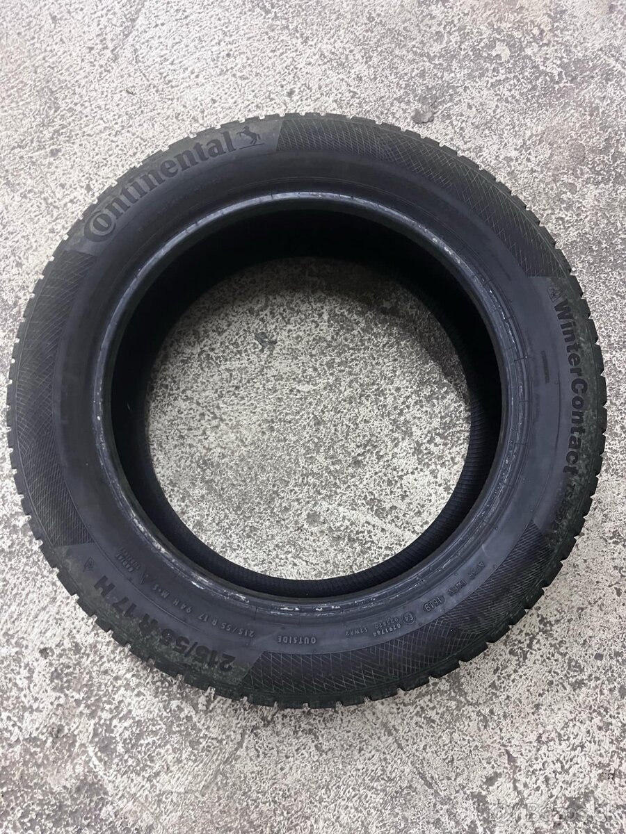 215/55 R17 Continental zimne