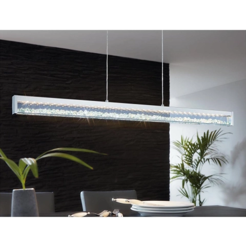 Luxusne LED lustre (3ks) v style swarowski