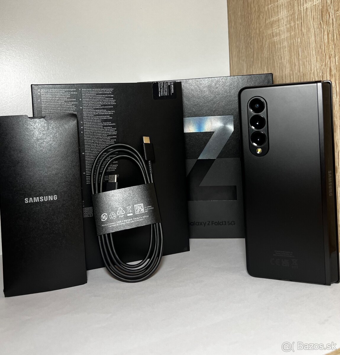 Samsung Galaxy Z Fold 3 Phantom Black 12/512GB ❗️TOP STAV❗️