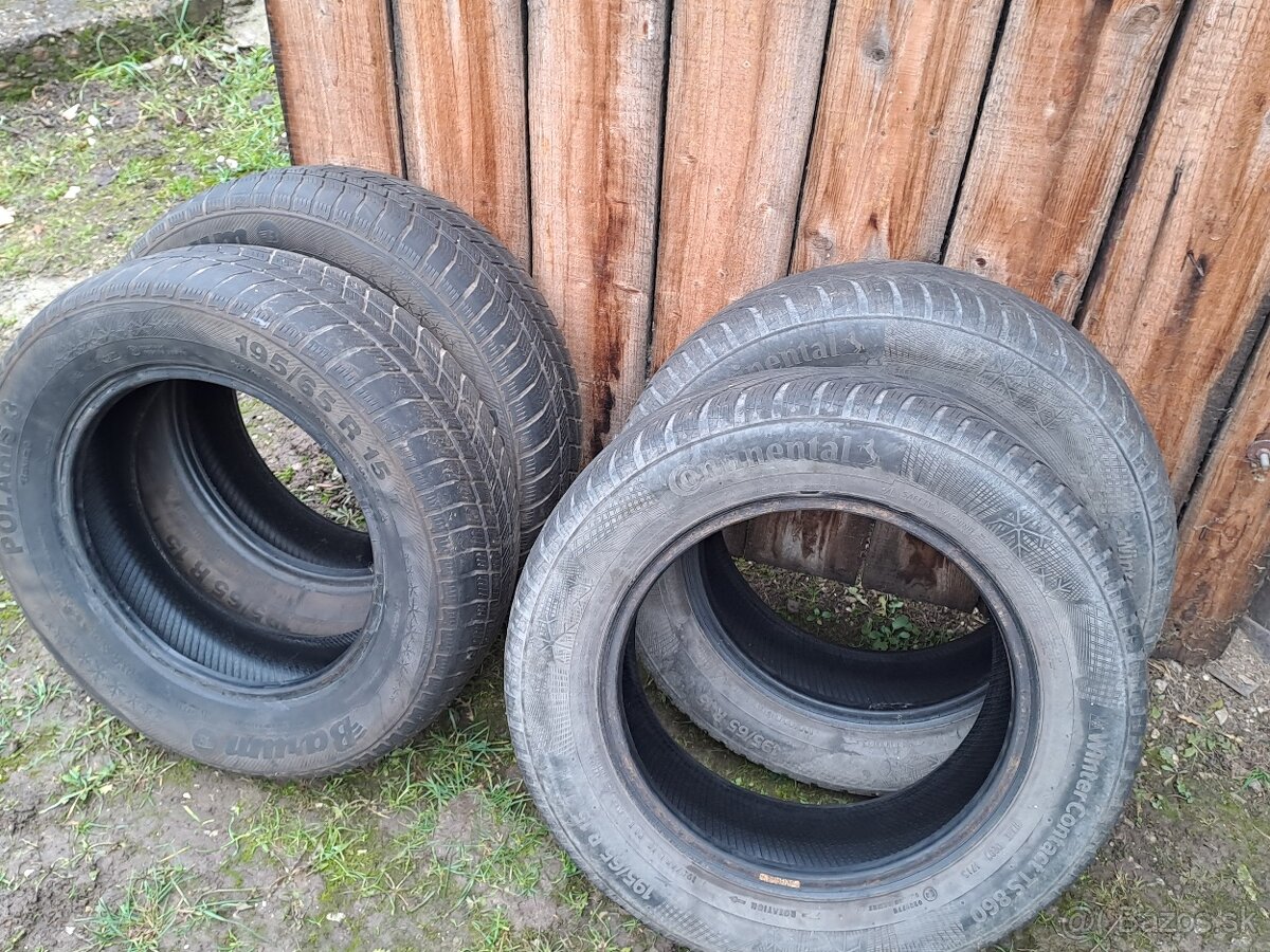 Predam zimné pneumatiky 195/65R15