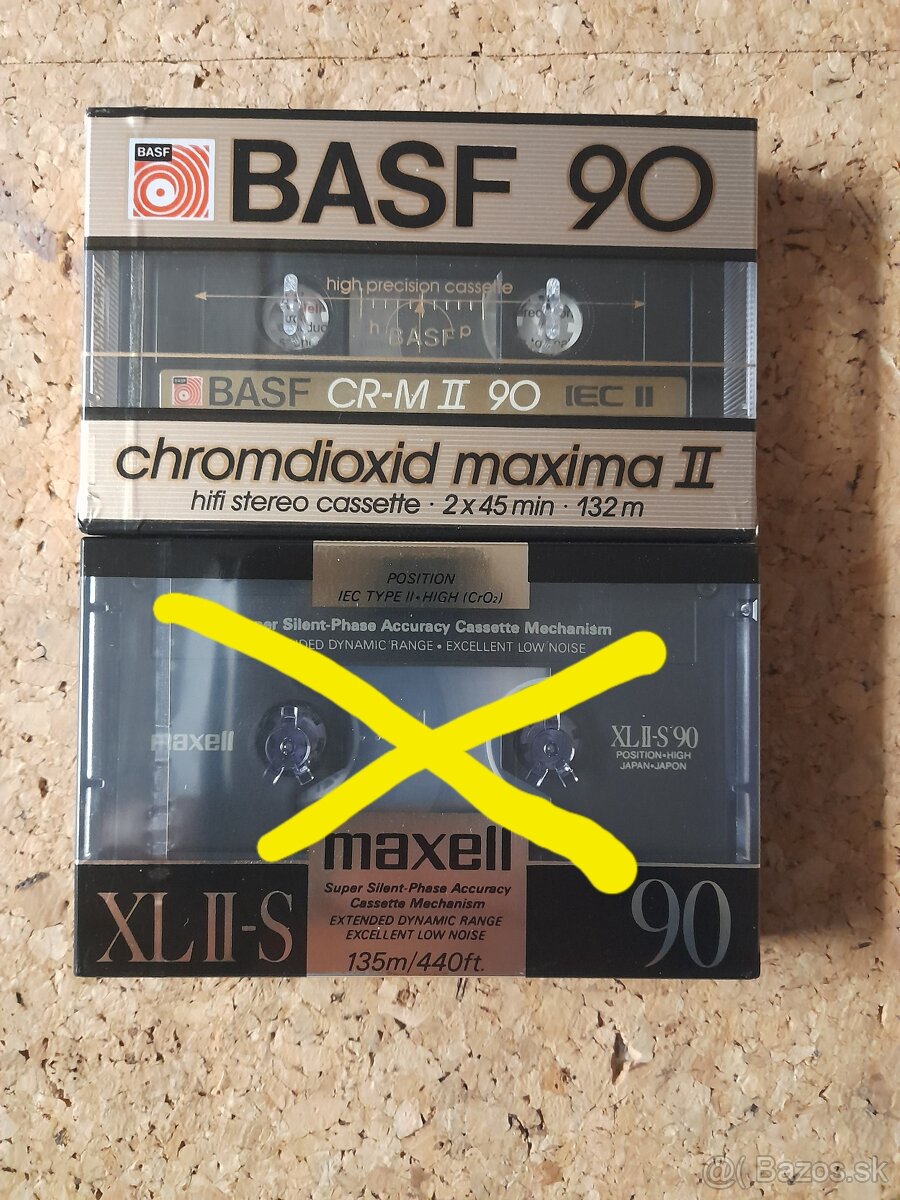 Audiokazety BASF,MAXELL