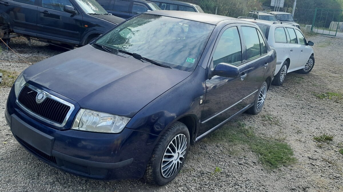 Škoda Fabia sedan 1.9 sdi spotreba 4,4 l/100 km,klima