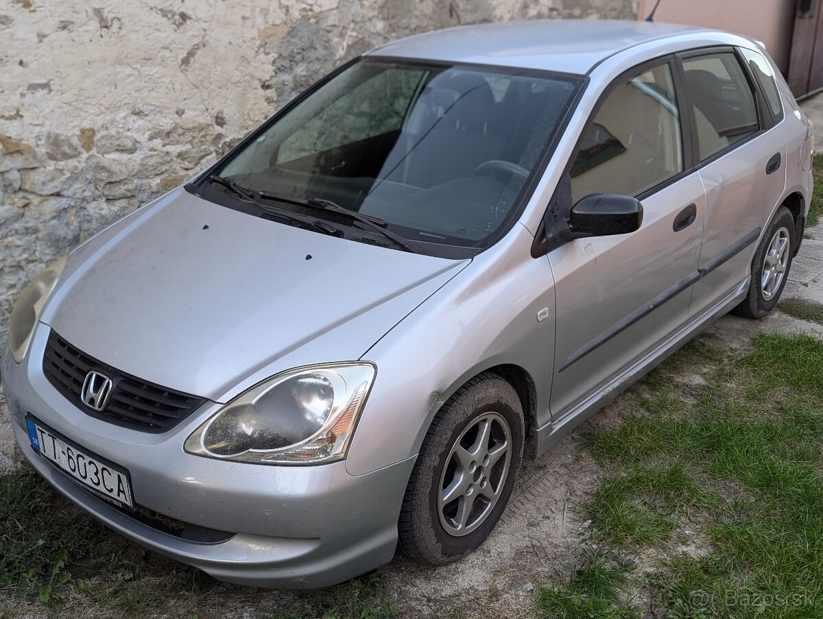 Honda Civic 1,4 cm3,  r.v. 2004