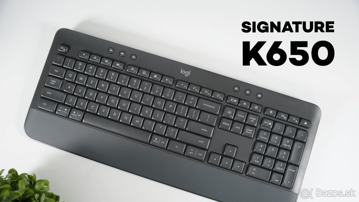 Logitech Signature K650 Wireless Keyboard s opěrkou dlaně