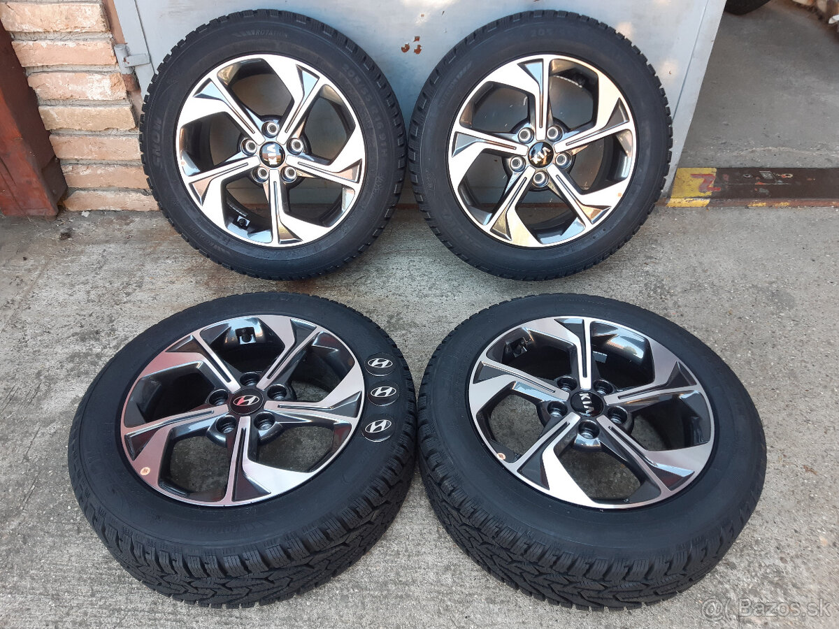 5x114,3  16"  Kia Carens, Ceed ,i30  -nová zimná sada