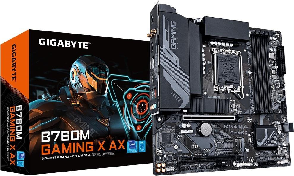 GIGABYTE B760M GAMING X AX DDR4, socket 1700, WIFI, záruka