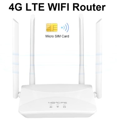 4G LTE,SIM,WIFI Router 150Mbps 4 Externe Anteny,CPE