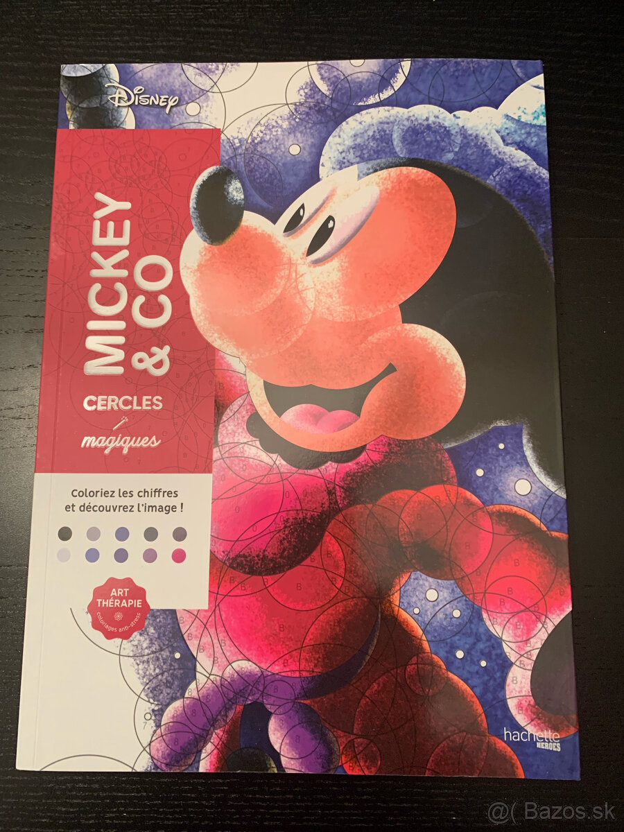 Omalovánka/Vyfarbovanie podľa čísiel Mickey