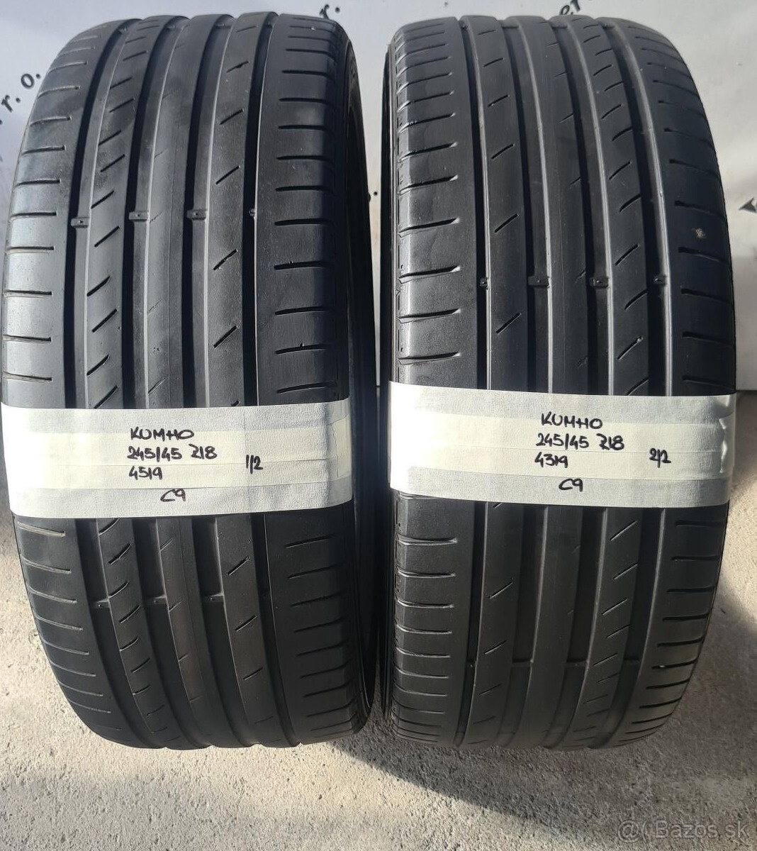 Letné pneumatiky 245/45 R18 KUMHO DOT4519