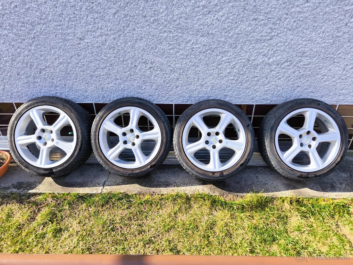 Elektróny 5x100 r16 + letné pneu 205/45 R16