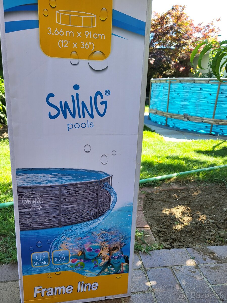 Konštrukcia na bazén Swing 3,66m x 91 cm