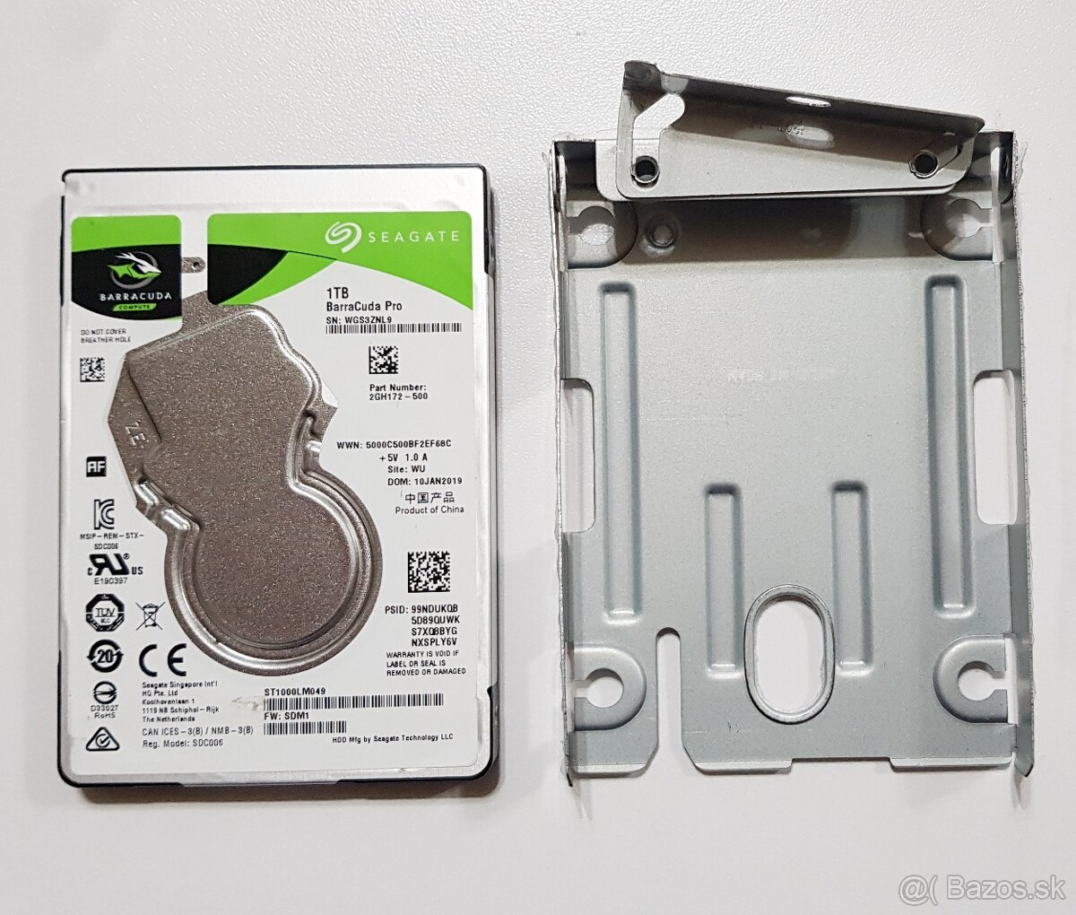 Hard disk pre PlayStation 3 - 1TB+držiak