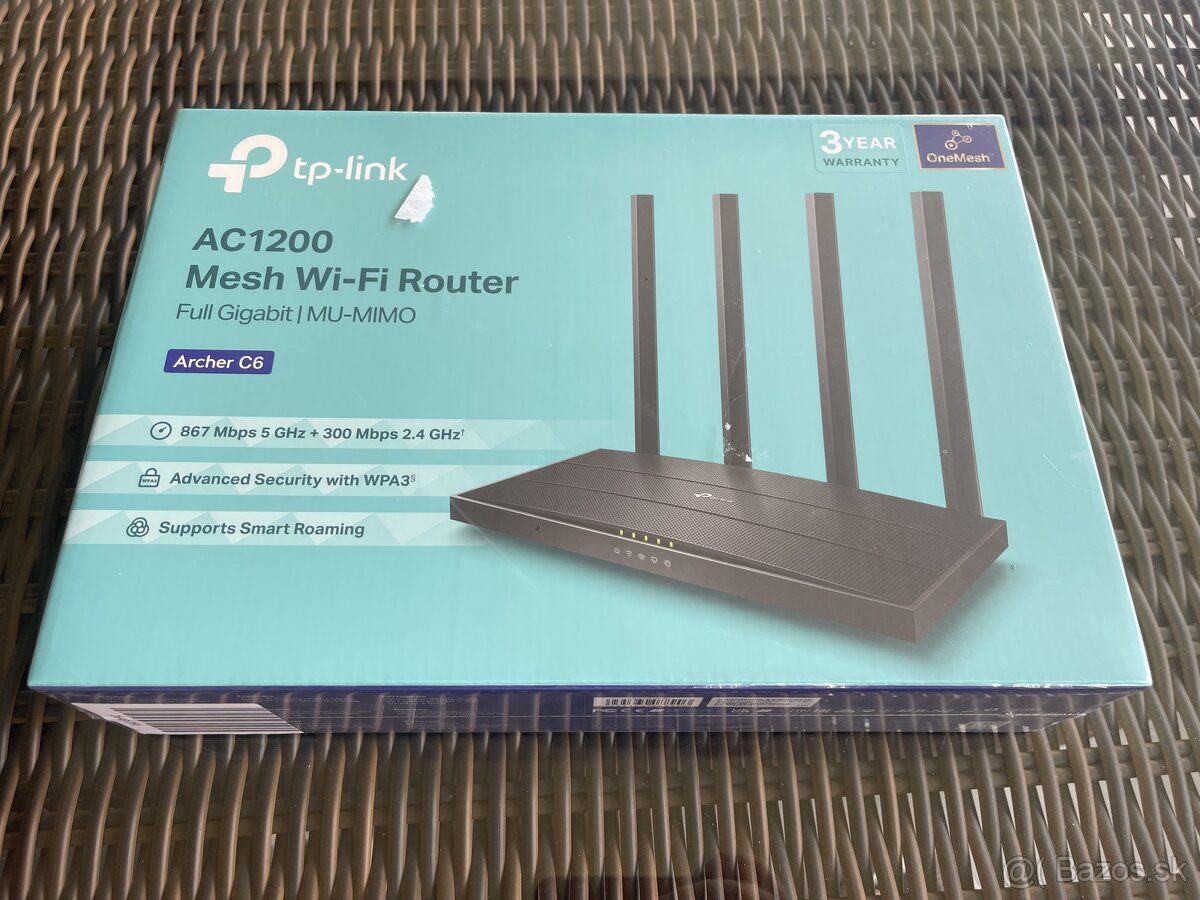 tp-link Archer C6 AC1200 Mesh Wi-Fi Router