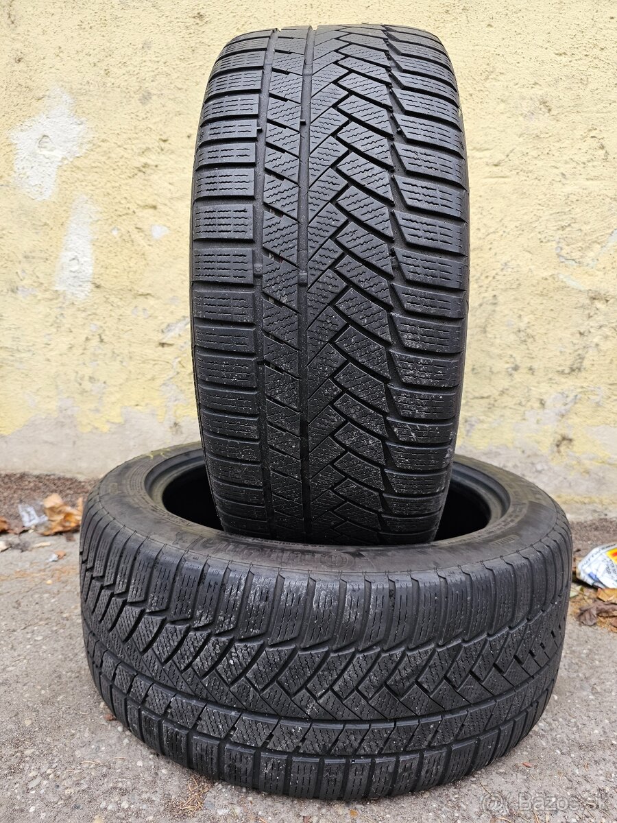 Predám 2-Zimné pneumatiky Continental Contact 245/45 R18