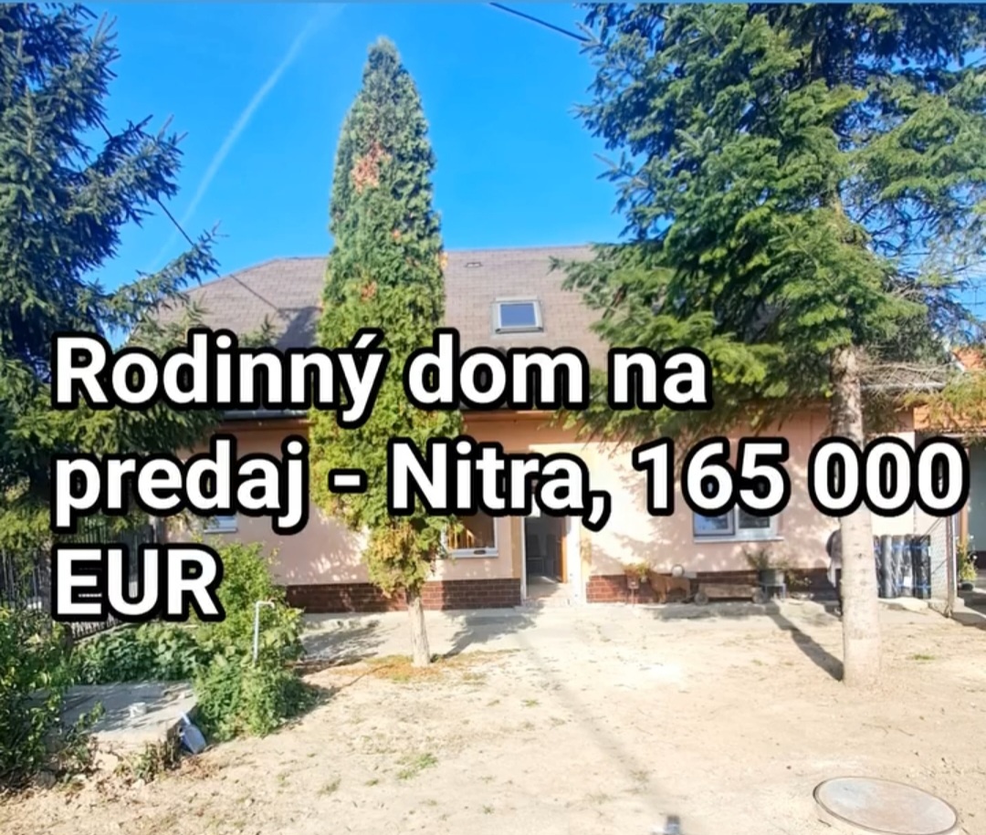 Na predaj dom v Nitre