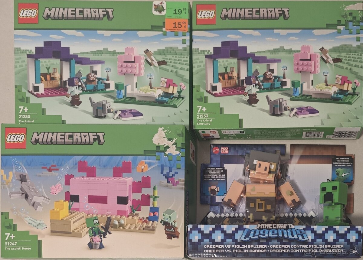 Lego Minecraft & Minecraft Legends postavicky