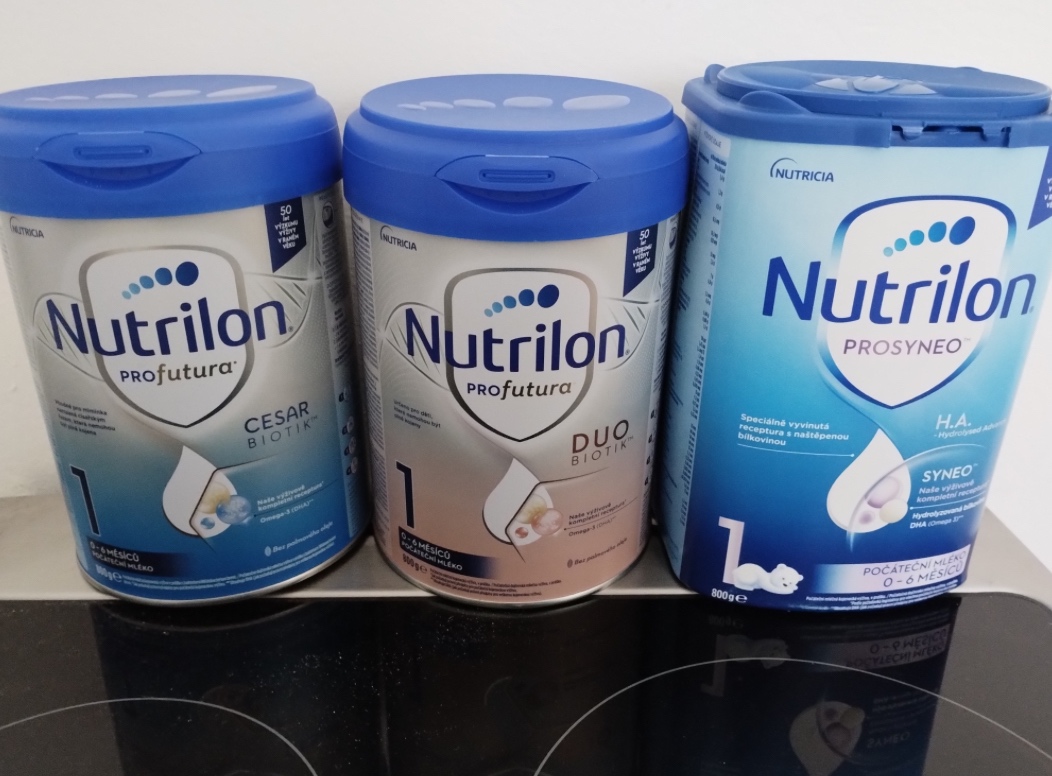 Mlieka NUTRILON prosyneo, cesarbiotik, duobiotik