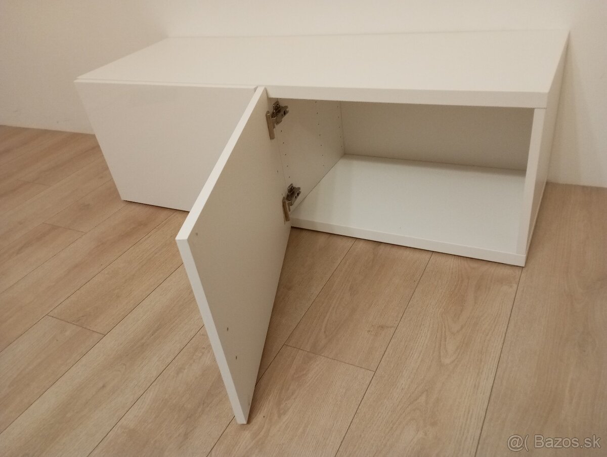 skrinky Ikea Besta - vysoký lesk