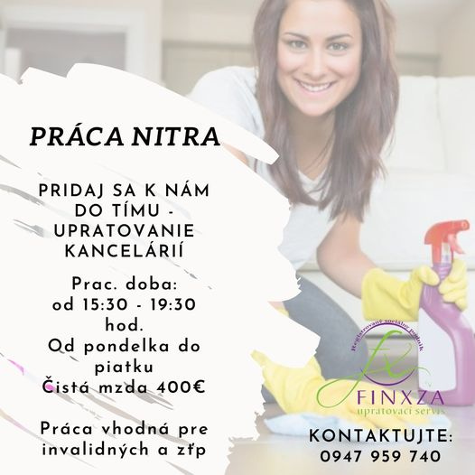 Upratovanie Nitra