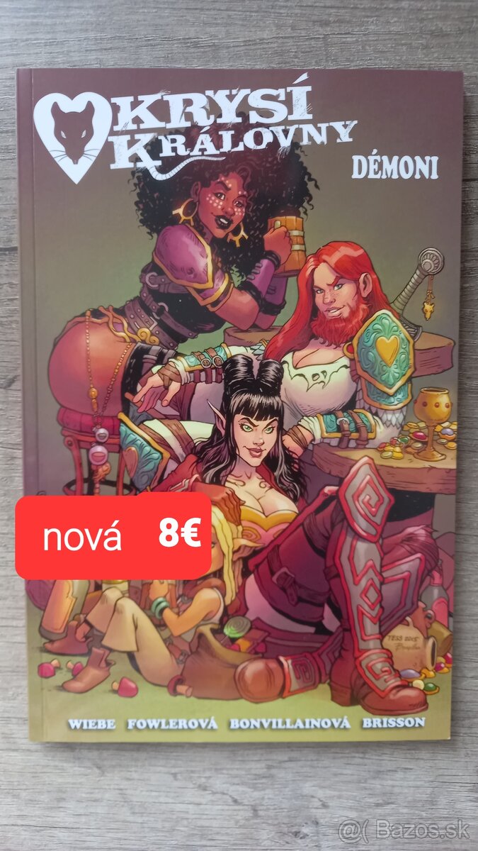 Nové knihy a komiksy, ceny na fotkách-dohoda