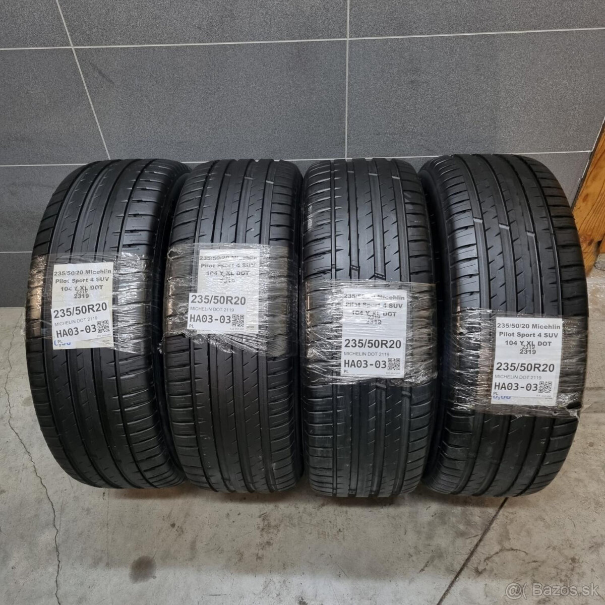 Letné pneumatiky 235/50 R20 MICHELIN DOT2119