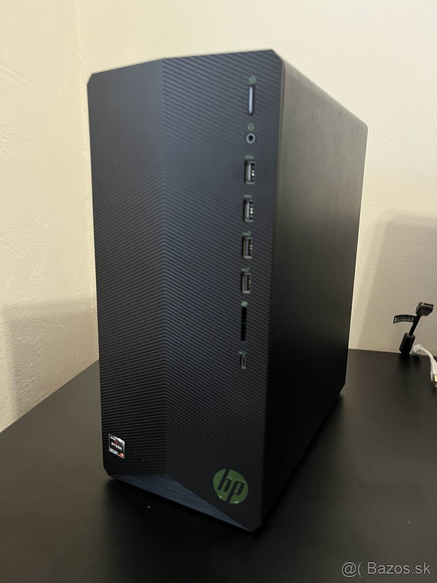 Herný PC-HP Pavilion -GeForce RTX 3060Ti -AMD Ryzen 7 5700G