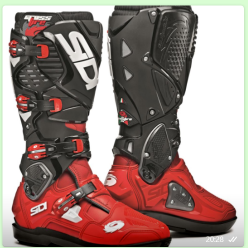 MX Cizmy Sidi Crossfire 3 SRS cervene