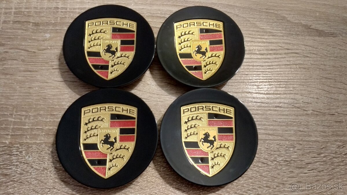 Porsche stredové krytky do kolies 76mm / 65mm viac fareb