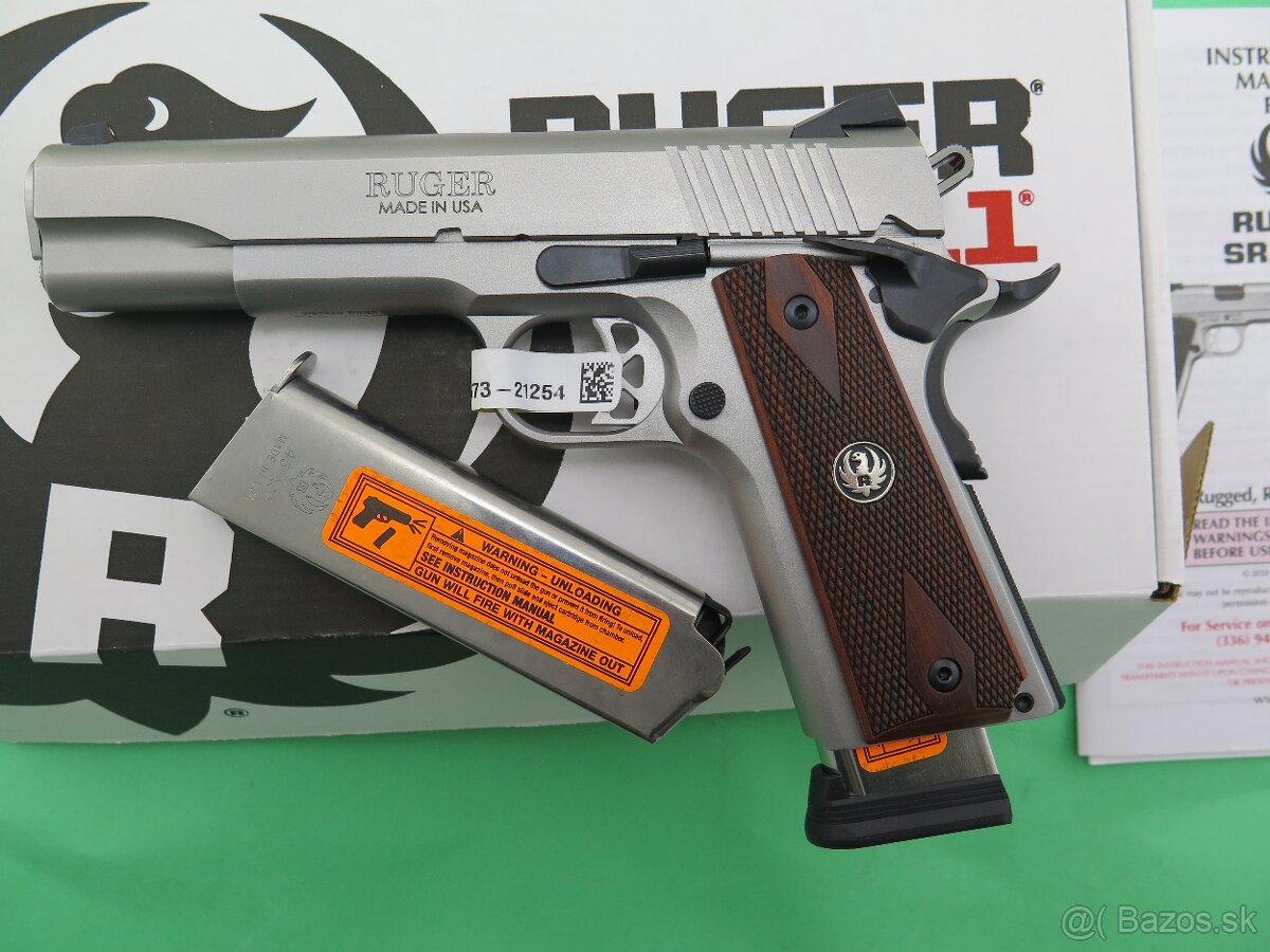 Predám novú pištoľ RUGER SR 1911, kal . 45 AUTO/45 ACP