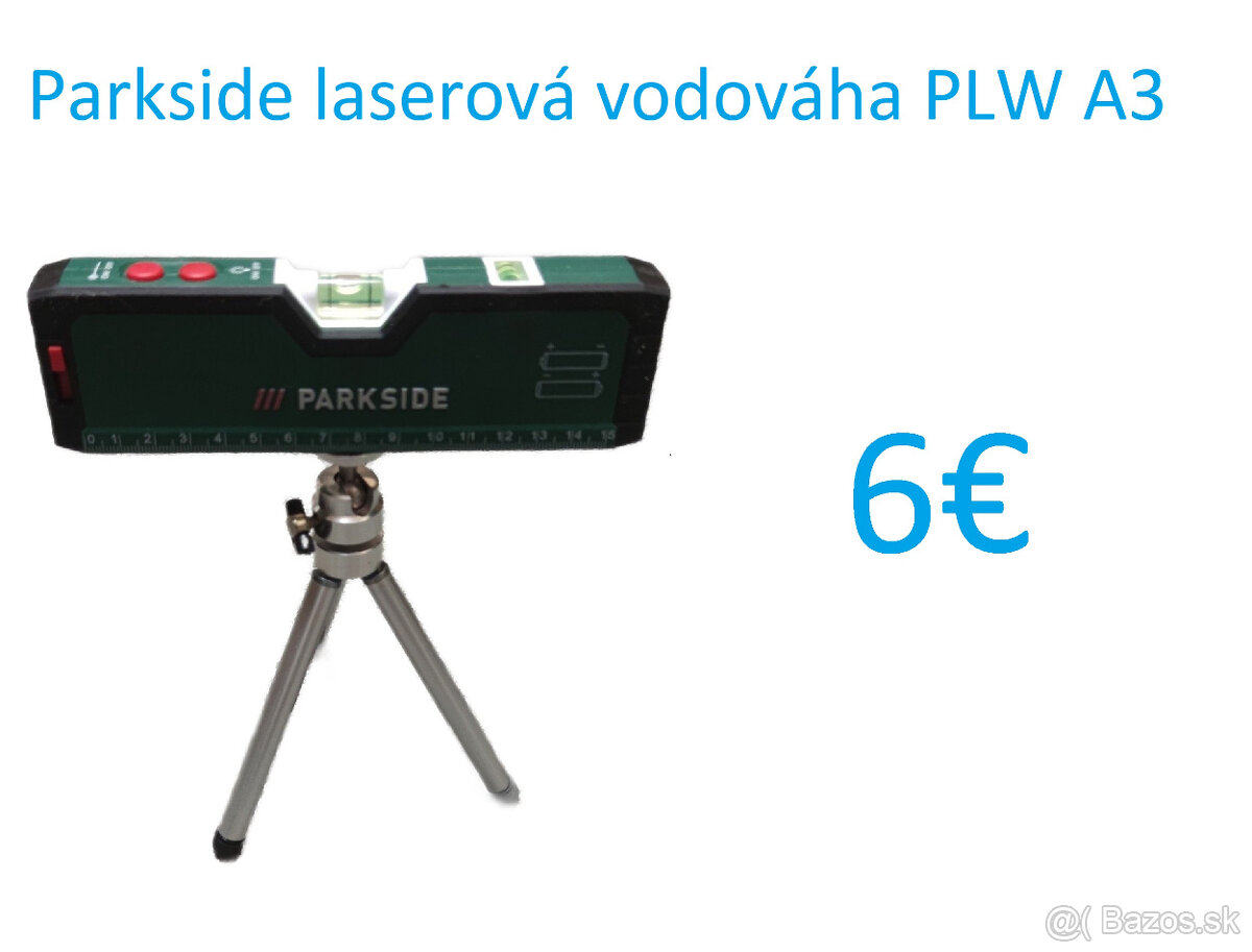 Parkside laserová vodováha PLW A3