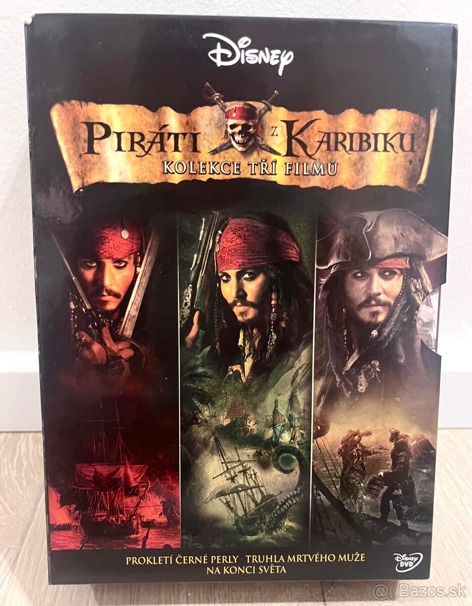 Piráti z Karibiku - kolekcia 3 DVD