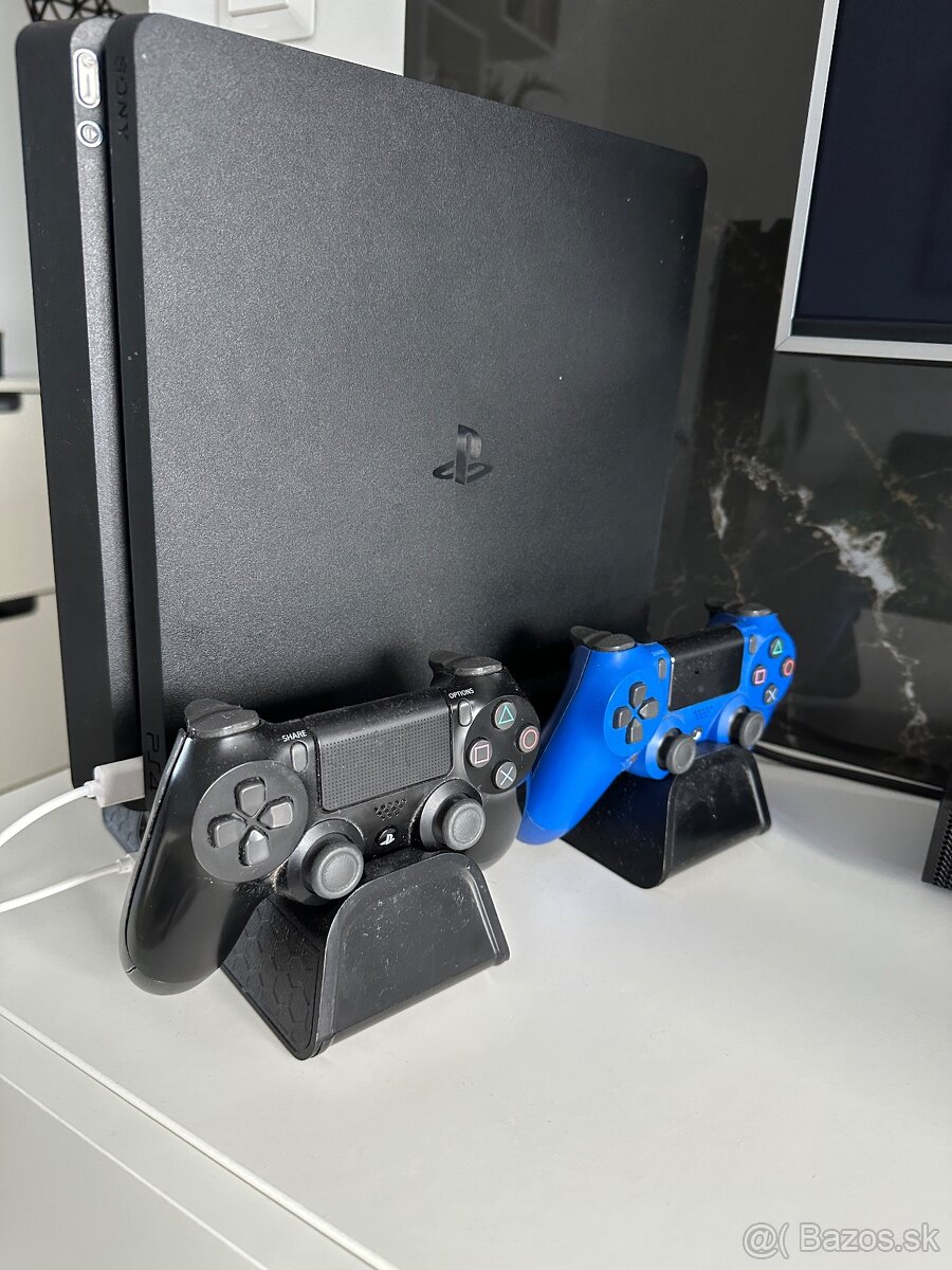 Playstation 4 slim 1TB / PS4 slim / prepastovaný / vyčistený