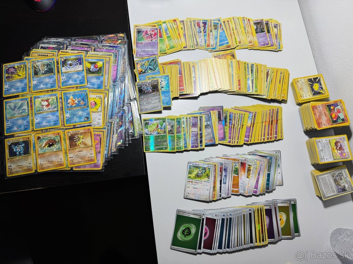 Predam asi 1000ks original POKEMON kariet rozny jazyk