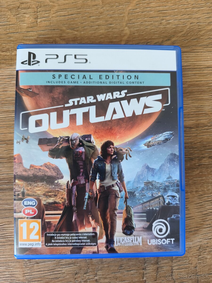 Predám hru na ps5 Star wars outlaws