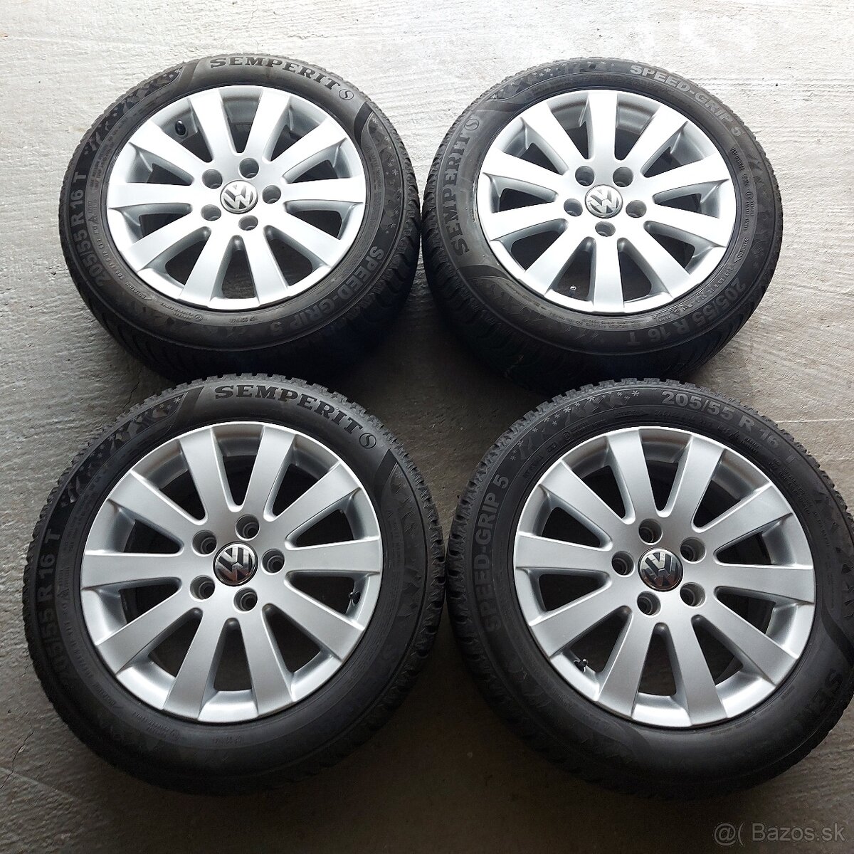 Elektróny originál Volkswagen 5x112 zimné 205/55 R16