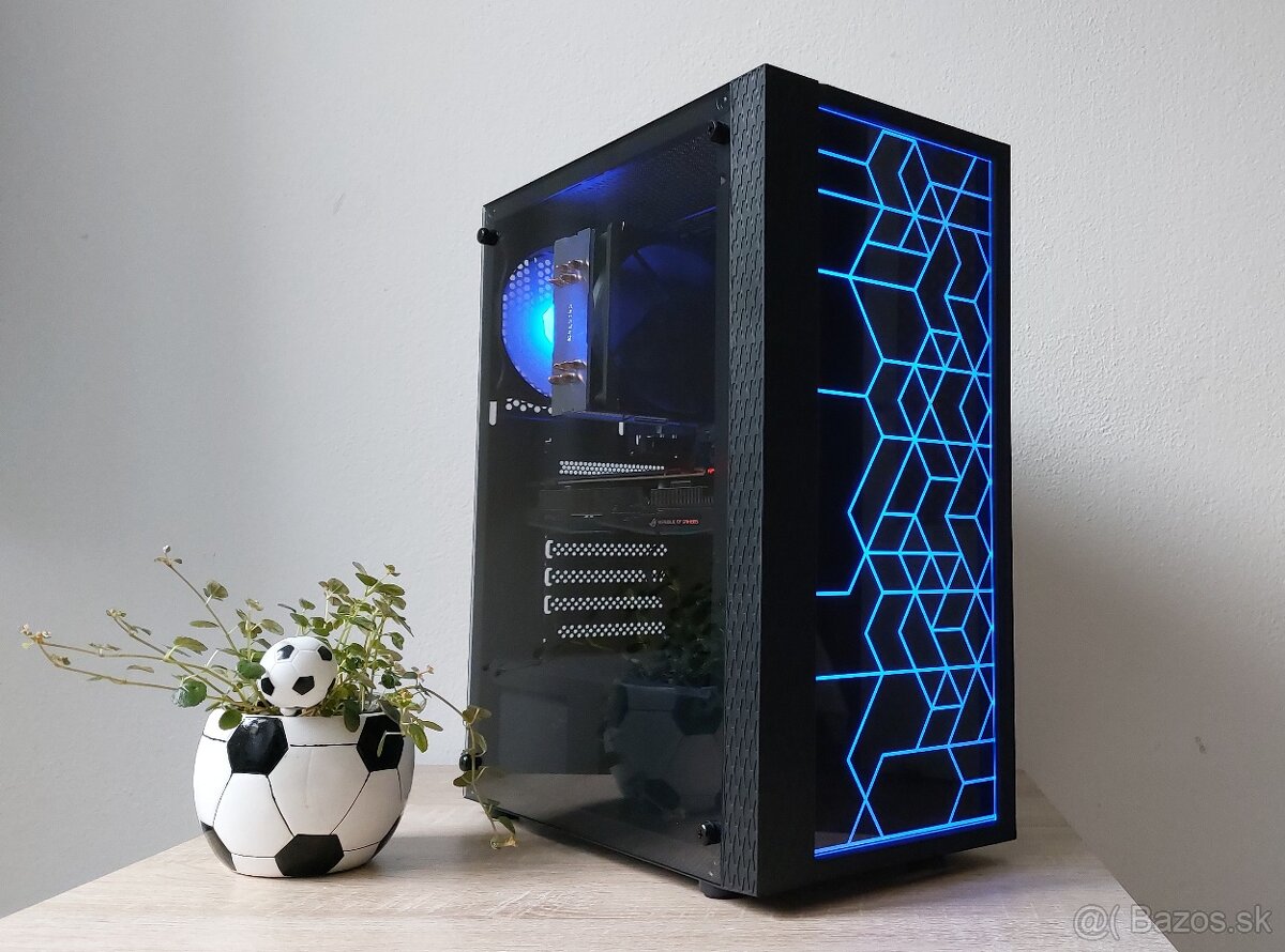 Herné pc Ryzen 5 5600X 6x3,70ghz/16GB/NVME/GTX1070 8GB