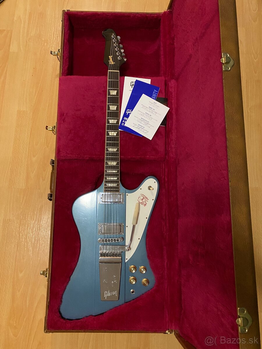 Gibson Firebird pelham blue Maestro Vibrola