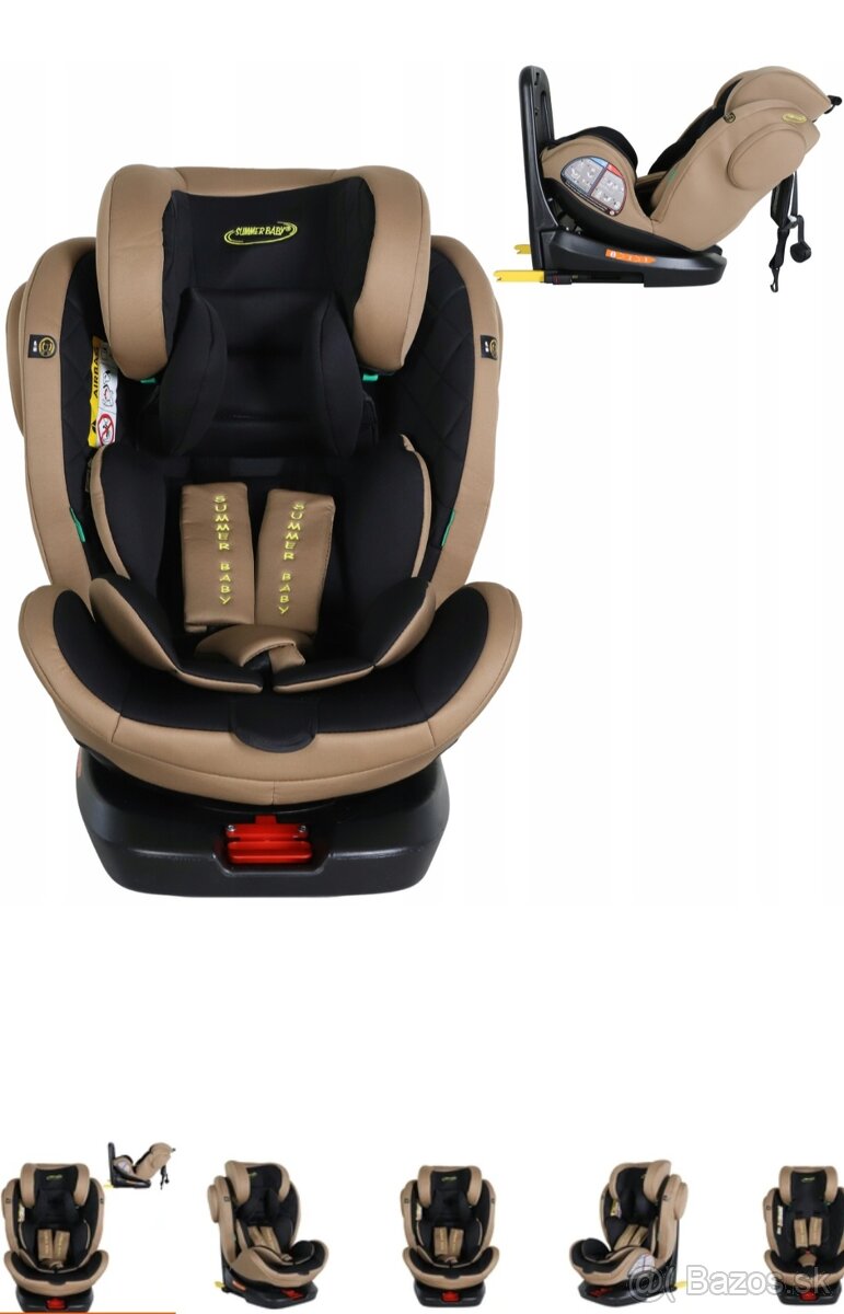 Nová autosedačka FARO 40-150cm, ISOFIX, otočná