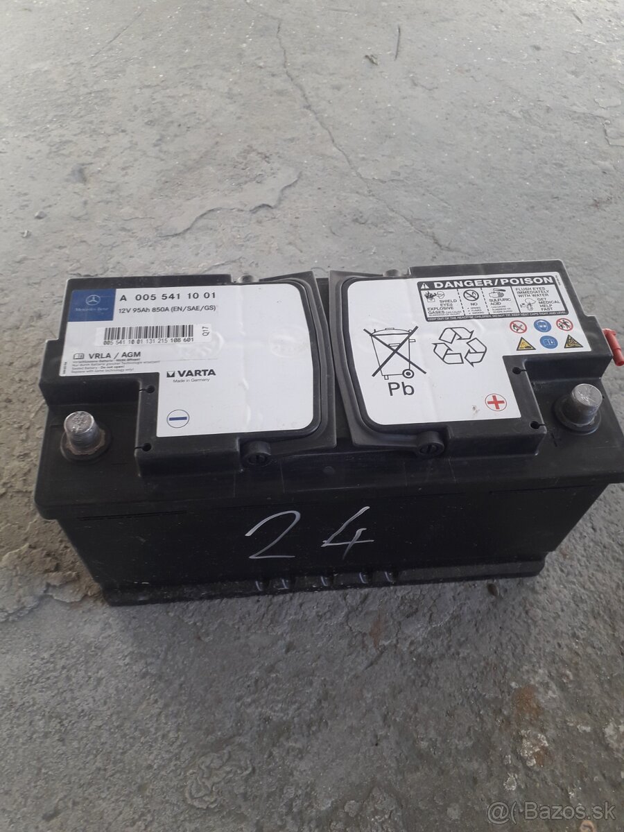 Autobateria varta 12v 95ah