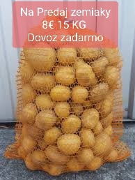 Na Predaj Zemiaky 8€ 15KG