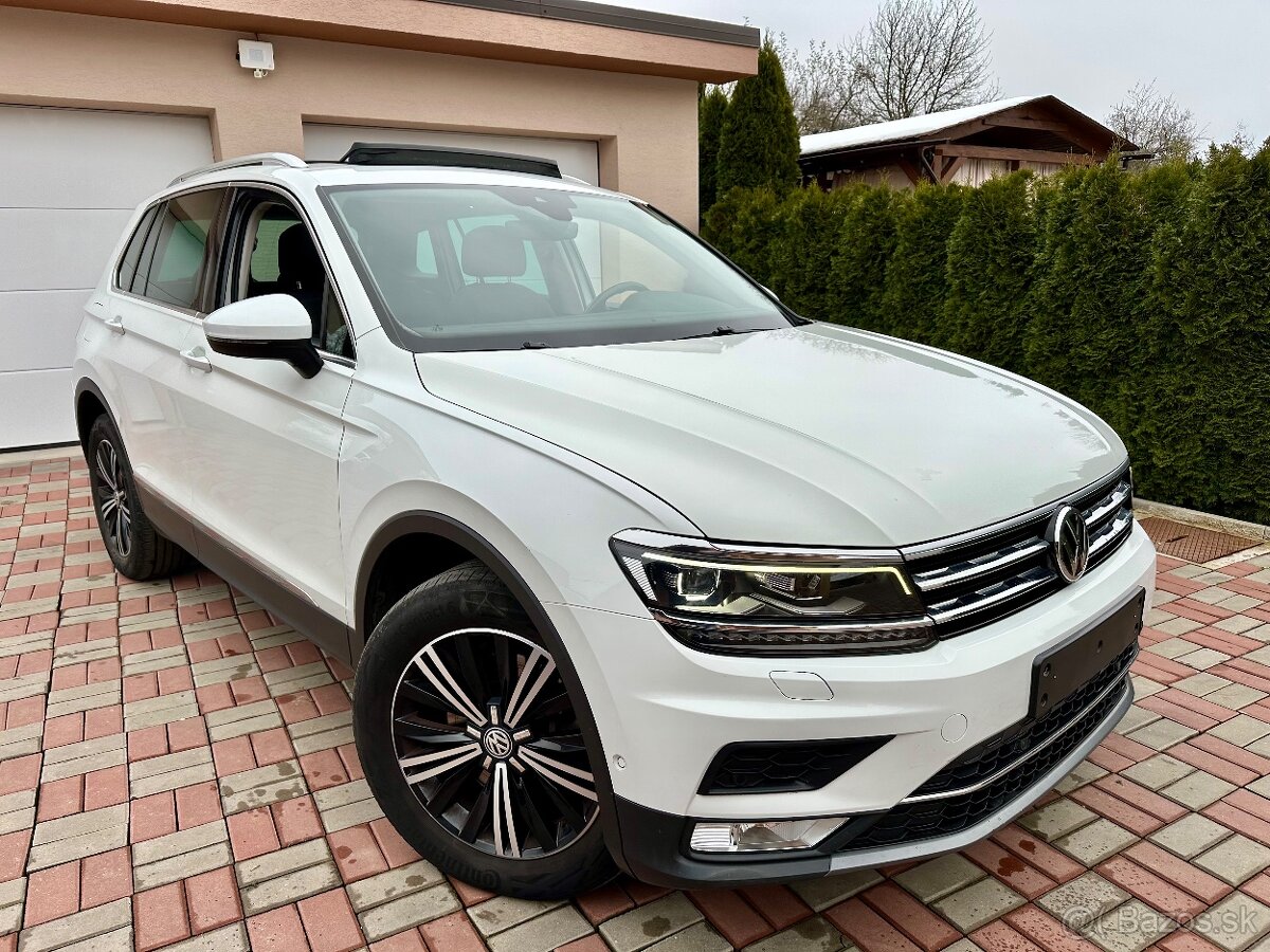 VW Tiguan 2.0 TDI 140kw DSG Led 4-Motion Panoráma Highline